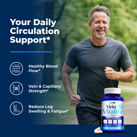 Vein Vitality – Diosmin Complex for Leg Health & Circulation